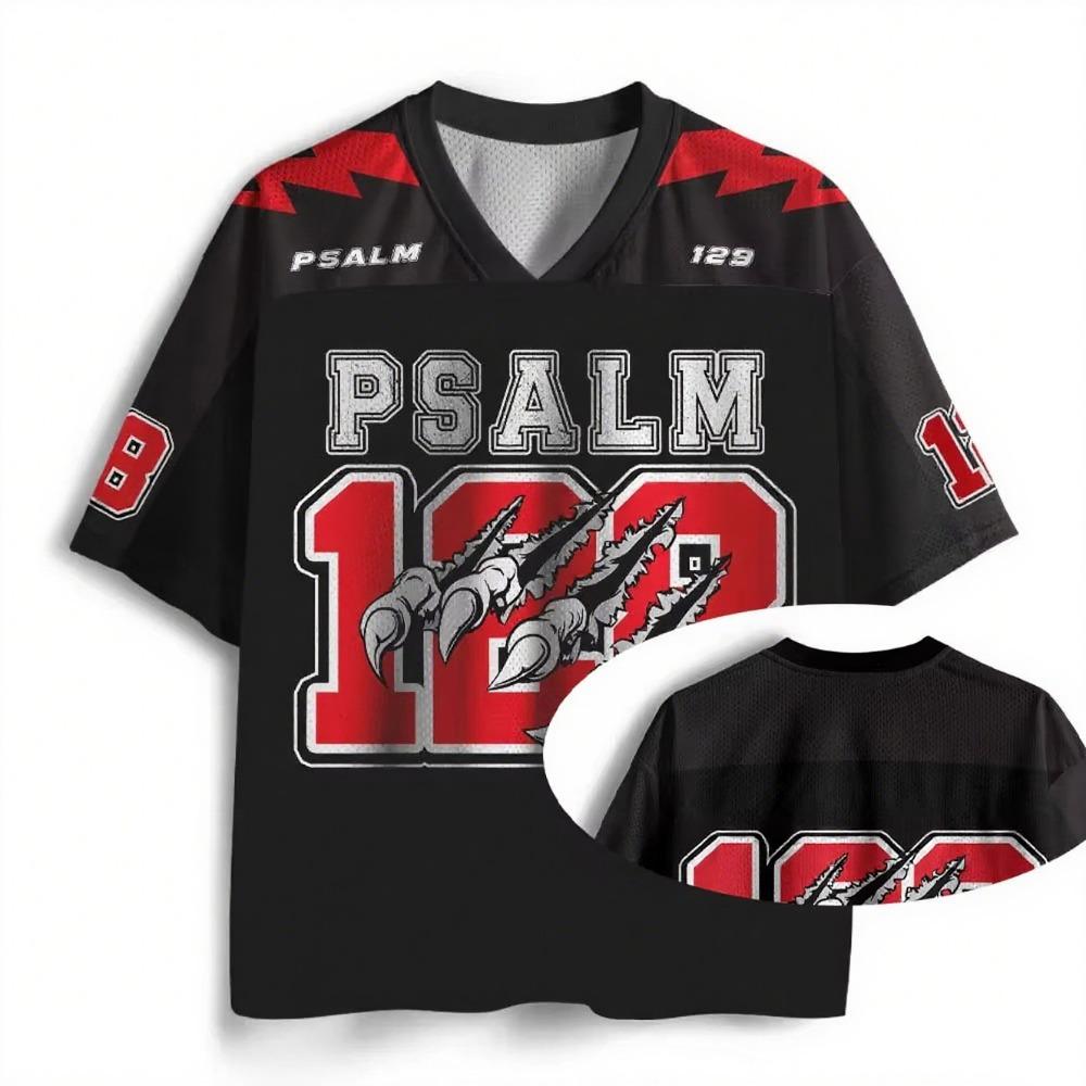 Summer Psalm 23: God Is My Shepherd Model T-Shirt Sportswear Fashion Street Wear Short Sleeve