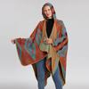 Hooded Cape Big Scarf Travel Wear Ethnic Style Shawl
