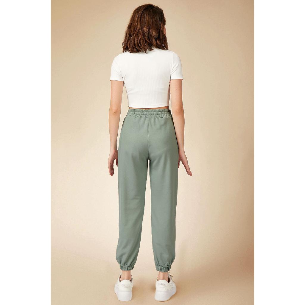 Women's Gray Pocket Sweatpants Cr00327