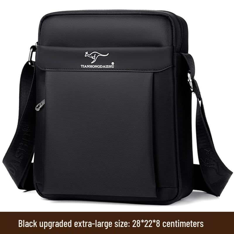 Мужская однолямочная сумка через плечо из холста, Новый 2025 Оксфордский рюкзак для поездок на работу, Компактная персональная портативная сумка