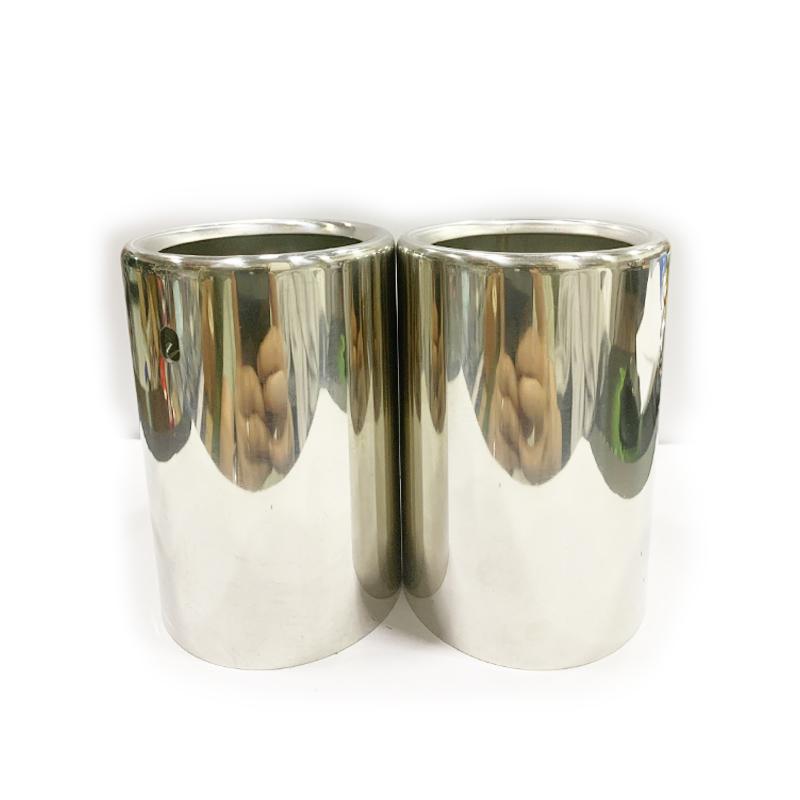 2Pcs Carbon Car Exhaust Rear Muffler Tail Tip End Pipe Cover For BMW Series 3 E30 E36 E46 E90 E91 E92 E93 F30 F31 F34 G20 F35 M3