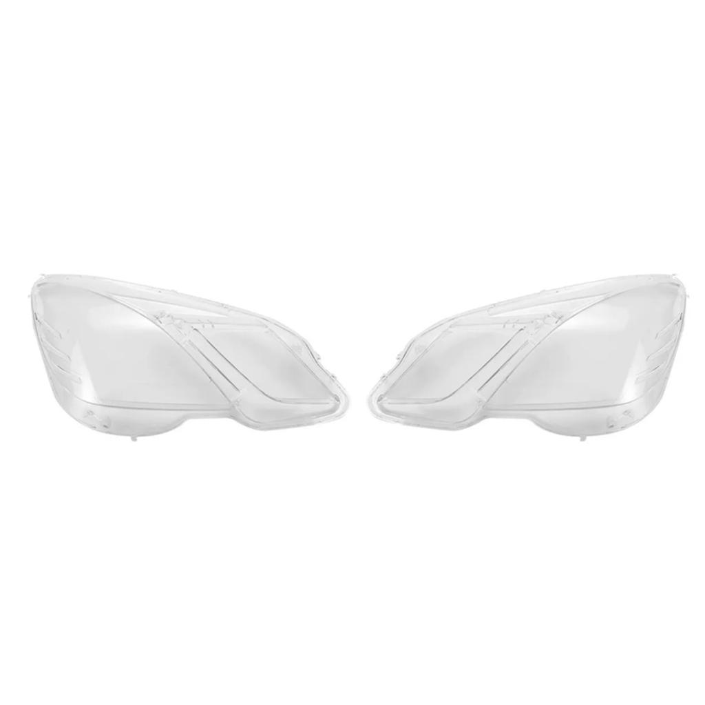 2PCS Front Headlight Glass Clear Cover For Mercedes Benz E-Class W212 2009-2014