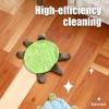 Turtles Floor Foot Mop Double Side Cleaning Pad For Easy Floor Maintenance Dust Hair Pickup Washable for Various Floor