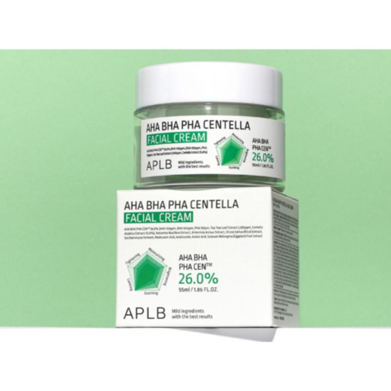 APLB Крем для лица с центеллой AHA BHA PHA 55 мл