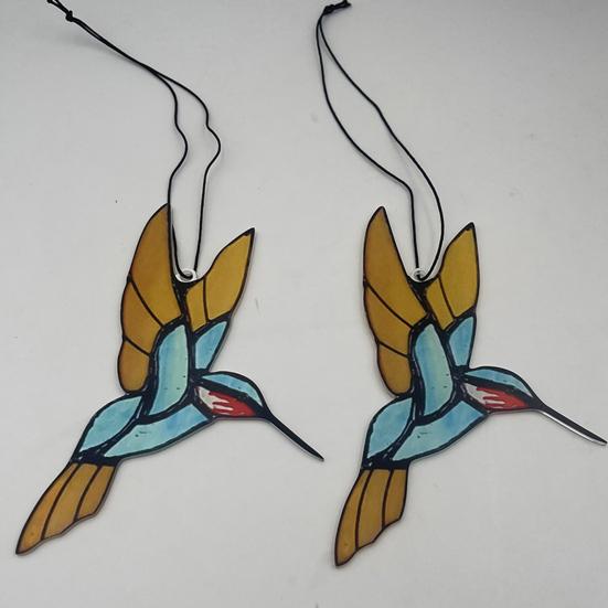 Акриловый колибри ловец солнца подвесное украшение для дома офис для внутреннего и наружного сада настенное искусство