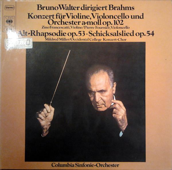 LP Record BRUNO WALTER Brahms Bruno Walter Dirigiert Brah 61428 CBS Germany Classical Used