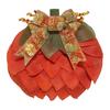 Autumn Pumpkin Wreath Farmhouse Fall Decor with Berry Accents Halloween Thanksgiving Front Door