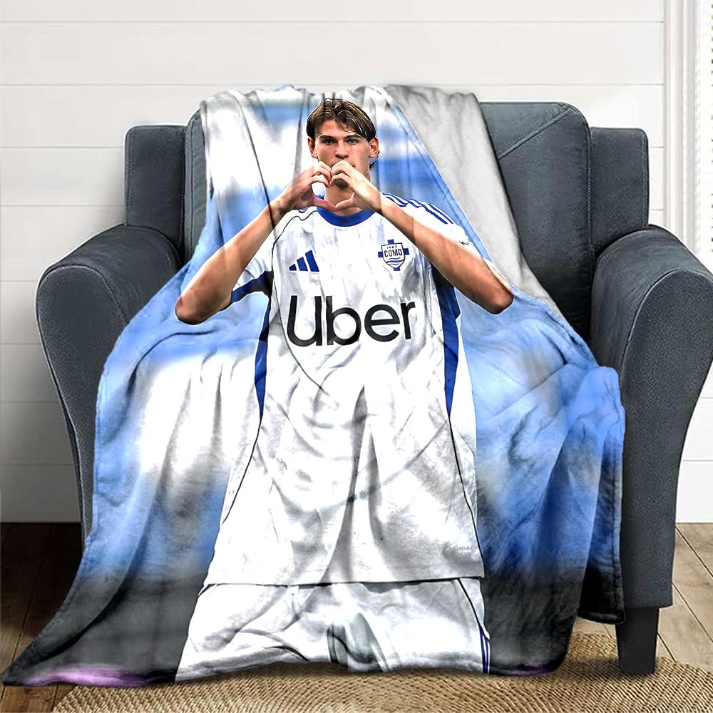 Player Field Blankets Flannel Printed Breathable Warm Throw Blanket for Home Office Bedspreads 0708a54