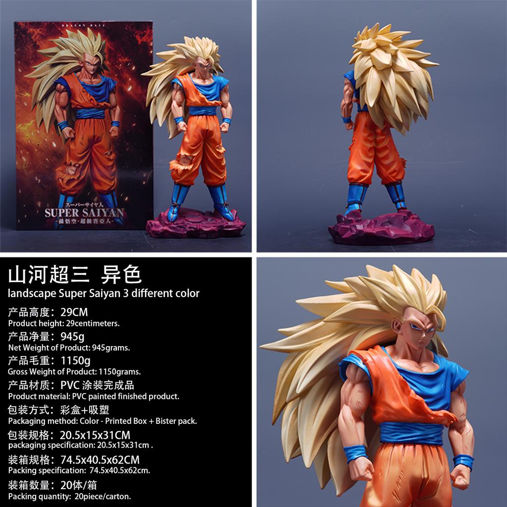 Семь фигурок Dragon Ball Super 3 статуя Супер Сайян набор декоративный предмет фигурка аниме модель подарок коллекционный предмет