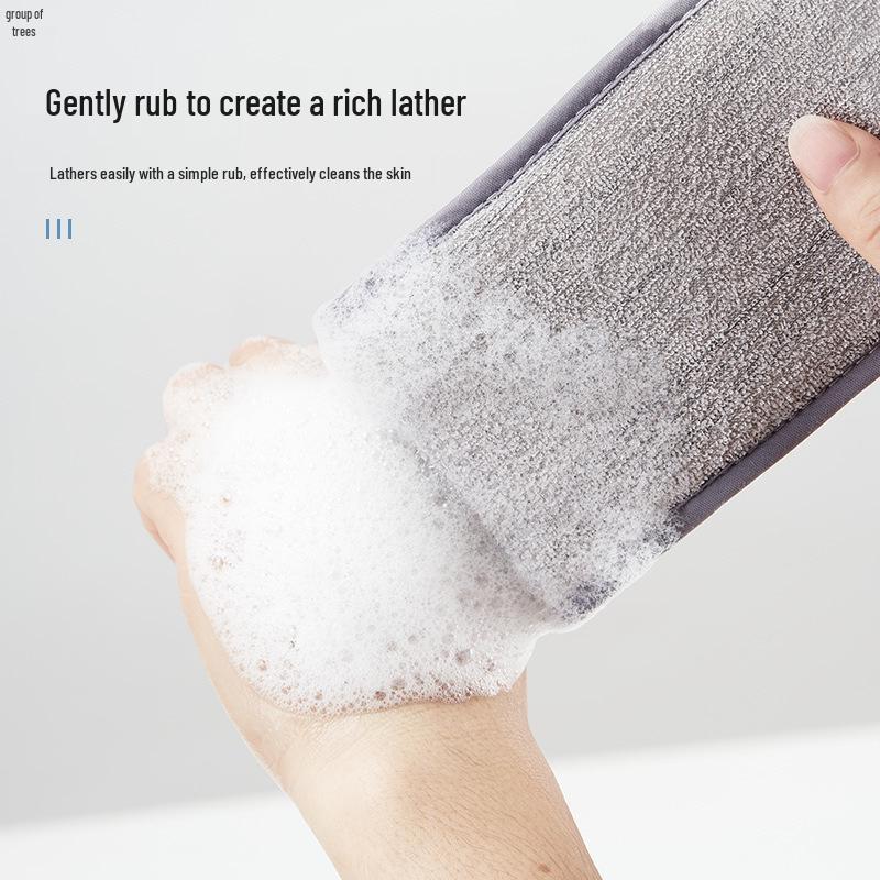 Men's Double-Sided Bath Scrubber, Deep Clean Coarse Grit, Free Shipping