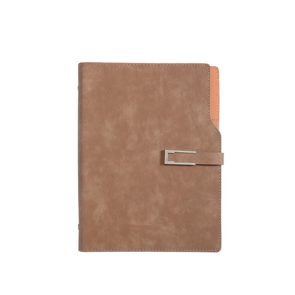 PU Leather A5 Notebook Retro Meeting Minutes Book Fashion Memo Book  Girls