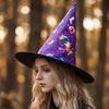 Шляпа ведьмы для костюма на Хэллоуин, аксессуар для вечеринки, маскарадный костюм для взрослых