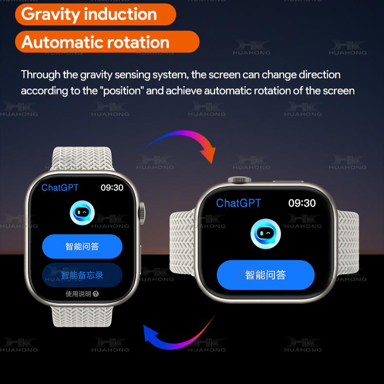 Смарт-часы HK10 Pro Plus Series10 для мужчин и женщин, 1 ГБ, TWS, локальная музыка, электронная книга, компас, чат, GPT, гравитационное зондирование, 3D-меню, альбом, умные часы