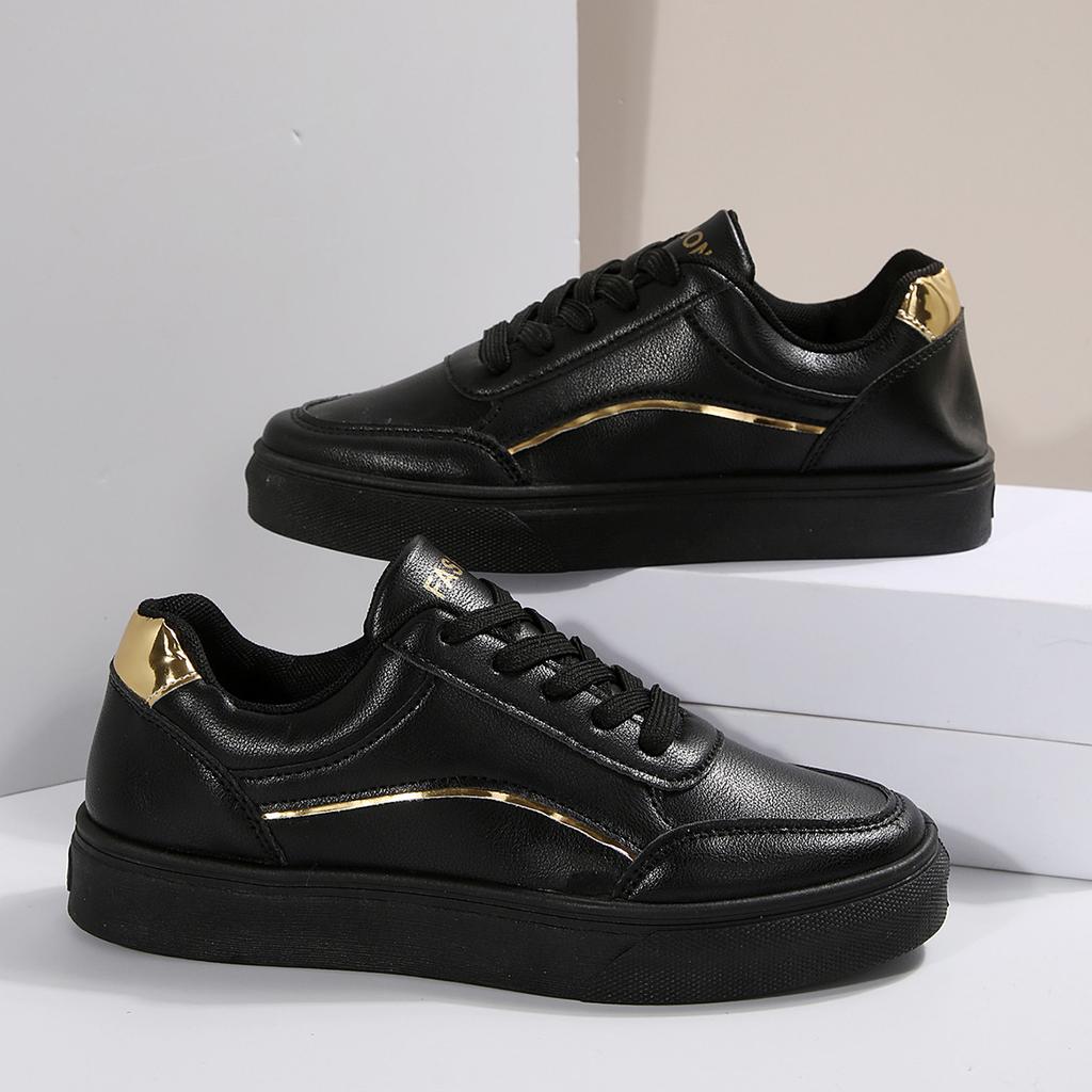 Женские кеды из искусственной кожи на плоской подошве без застежек