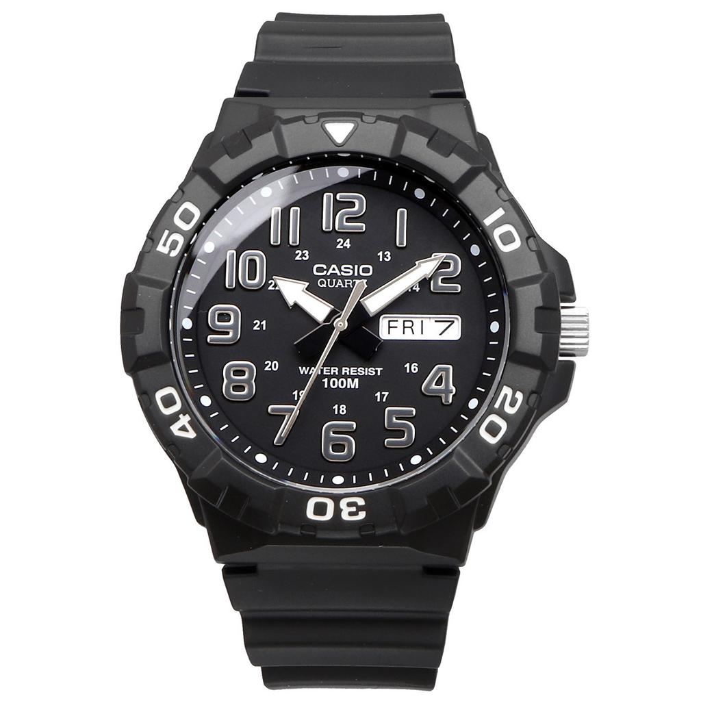 Casio Дешевые Зарубежные Большие Мужские Часы, Модель, Циферблат, MRW-210H-1AV
