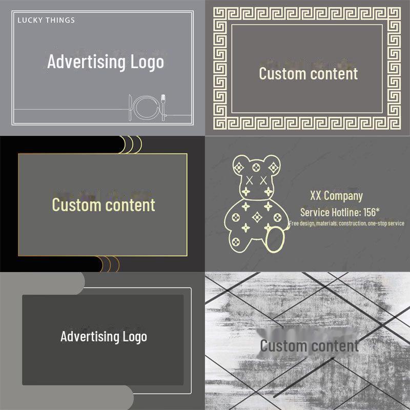 Коммерческие входные коврики с индивидуальным логотипом — противоскользящие, рекламные коврики и сувениры с напечатанными товарными знаками