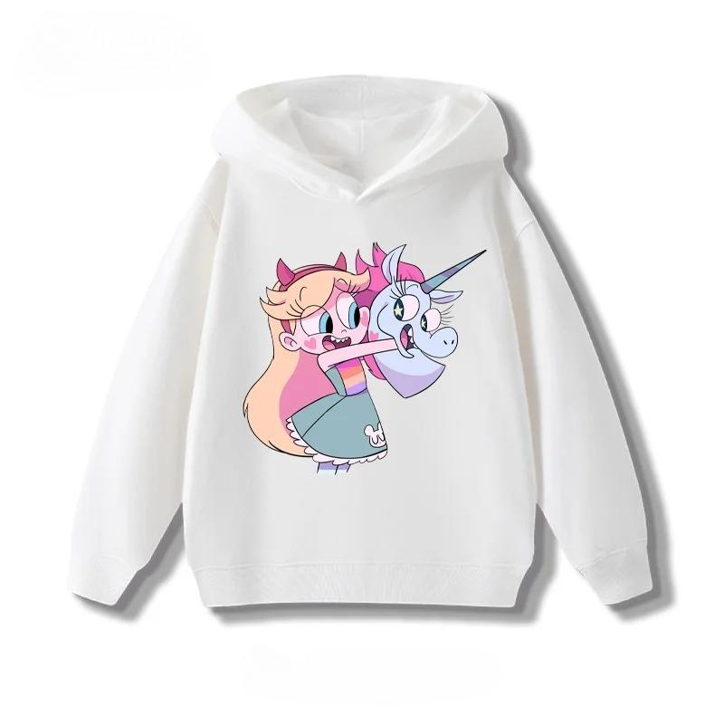 Disney Cute Cartoon Printed Casual and Fashionable Hoodies for Girls and Boys, Comfortable Tops for Autumn and Winter