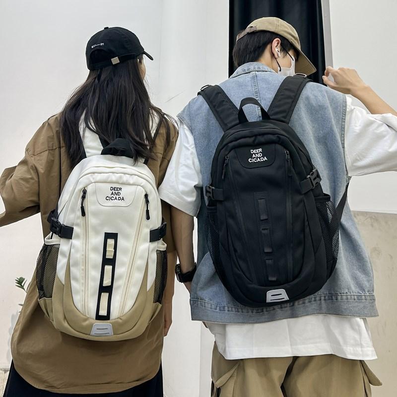 Школьный рюкзак для школьников средней школы, мужской, уличный, компьютерный рюкзак, легкий, водонепроницаемый, женский рюкзак