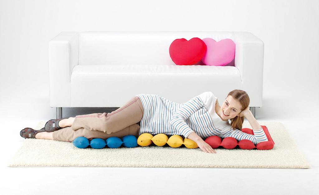 MOGU Ролл Сделано Это Подушка с Бусинами Подходит Вашему Сделано с Пудрой Прочный и Компактный Горчичный Рука Идеально для Спины Поясницы Сиденья Сна и Идеально для