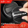 cdnwbp1 For AMG Benz Car Carbon Fibre Fuel Tank Cap Interior Accessories For Mercedes Benz AMG W220 W221 W222 W217 W230 W204 W205 W203 W