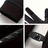 Winter Flip-Open Thumb & Index Gloves with Back Zipper Pocket, Touchscreen Design for Cycling, Driving & Outdoor Use