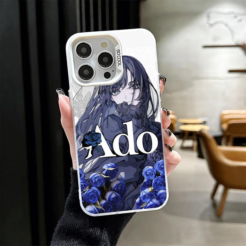 Мультяшный чехол Ado K-Kyogen X Uta для iPhone 15 16 17 Pro Max 17Air 16E 14 Plus 13 12 Mini, противоударный задний корпус