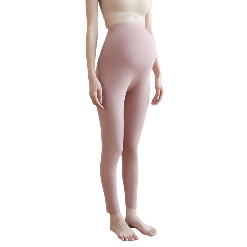 Регулируемые хлопковые брюки для беременных с высокой талией - Теплый, большого размера, поддерживающий базовый слой для осени и середины-конца беременности