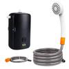 Portable Camping Shower Outdoor/Indoor Electric Shower with Battery Powr Display,2 Flow Mode AVE