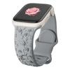 Ремешок для Apple watch band 45мм 44мм 42мм 40мм 41мм 49мм 38мм Браслет с цветочным гравированным узором correa iWatch Series 8 7 6 9 SE ultra 5 4
