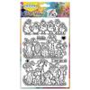 PVC Plastic Clear Stamps for DIY Scrapbooking Photo Album Decorative Cards Making Animals 160x110mm