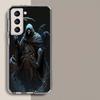 Чехол для телефона Смерть Жнец Череп для Samsung Galaxy S25 Edge S24 S23 FE S21 S20 S10 Plus S22 S26 Ultra Обложка Прозрачные Чехлы ТПУ C