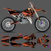 PowerZone Custom Team For KTM 2003 2004 SXF 2004 EXC Motorcycle  Graphics Decals For 3M Stickers Kit  Stickers 012