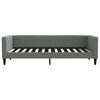 Vidaxl Sofa Rozsuwana Z Szufladami, Ciemnoszara, 90X200 Cm, Tkanina