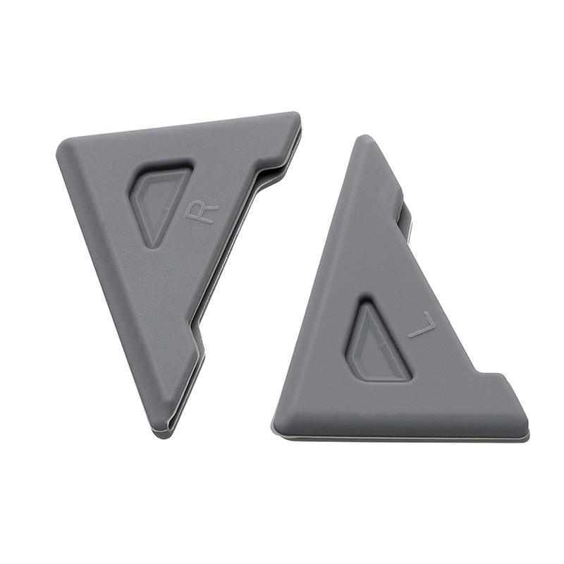 2 шт., защитный силиконовый чехол для передней двери автомобиля, угол 90 градусов, автобампер, защита от царапин, защита от столкновений