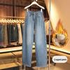 2025 Women's High-Waisted Wide-Leg Denim Pants: Fashionable, Versatile, and Slimming for Spring and Autumn