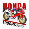 1/9 Масштаб Мотоцикл Honda CBR 1000RR HRC Игрушка для Детей Гоночная Модель Литой Миниатюрный Большой Размер Со Светом Коллекционный Подарок Мальчику Ребенку