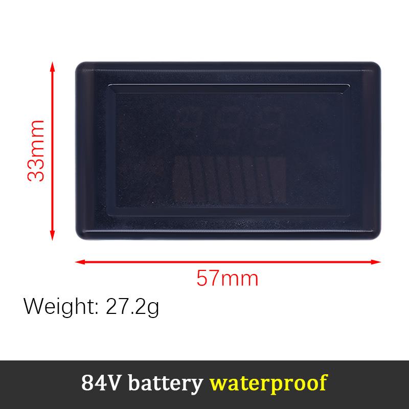 LIZAO 12V 24V 48V 72V Car Battery Charge Meter LED Digital Capacity Tester Lithium Battery Voltage Indicator