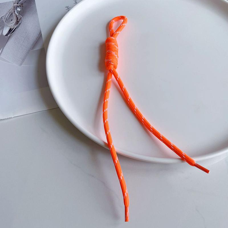 Креативный цветной плетеный шнурок для ключей с защитой от потери, нейлоновый веревочный брелок для автомобиля, рюкзака, подвески, аксессуары, подарок