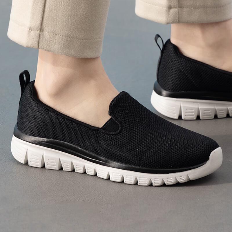 Skechers Женские черные кроссовки для ходьбы 100842-BKW