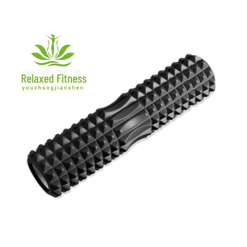 45cm EVA Foam Roller with Textured Surface for Muscle Massage and Relaxation