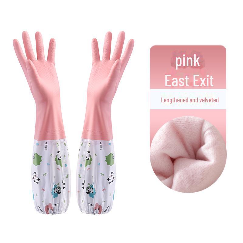 Прочные водонепроницаемые латексные перчатки из ПВХ для мытья посуды, уборки и работы по дому