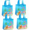 4Pcs Cartoon Dinosaur Paper Gift Bags Candy Cookies Packaging Bag Kids Jungle Animal Birthday Party Decorations Baby Shower