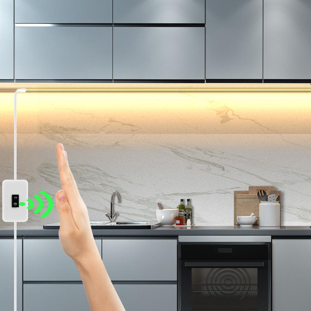 12 В датчик движения, ручной переключатель для светодиодной ленты 5050 2835, аксессуар для светодиодной ленты, переключатель включения/выключения порта постоянного тока