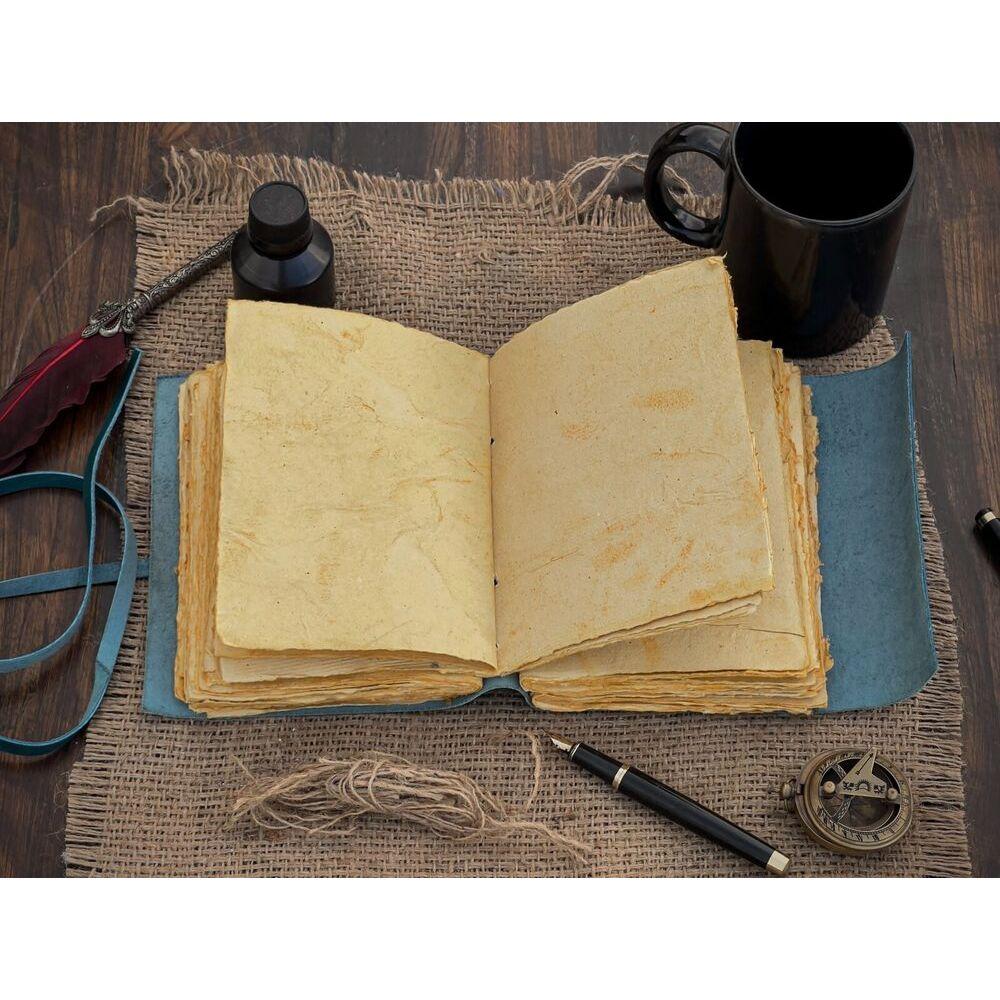 Кожаный журнал Luna Moth на заказ, бесплатная персонализация, 5 x 7 дюймов, без подкладки