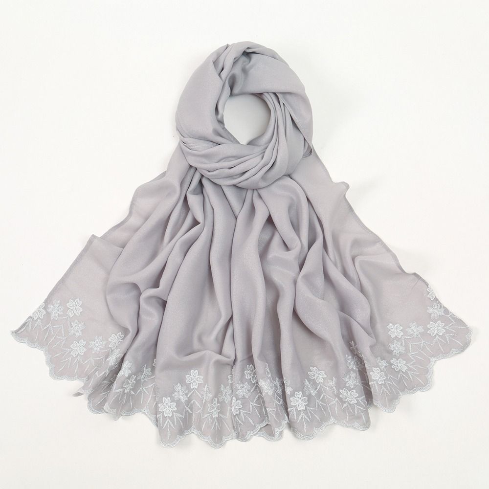 Chiffon Turbans Head Breathable Head Wraps New Rhinestone Chiffon Scarf