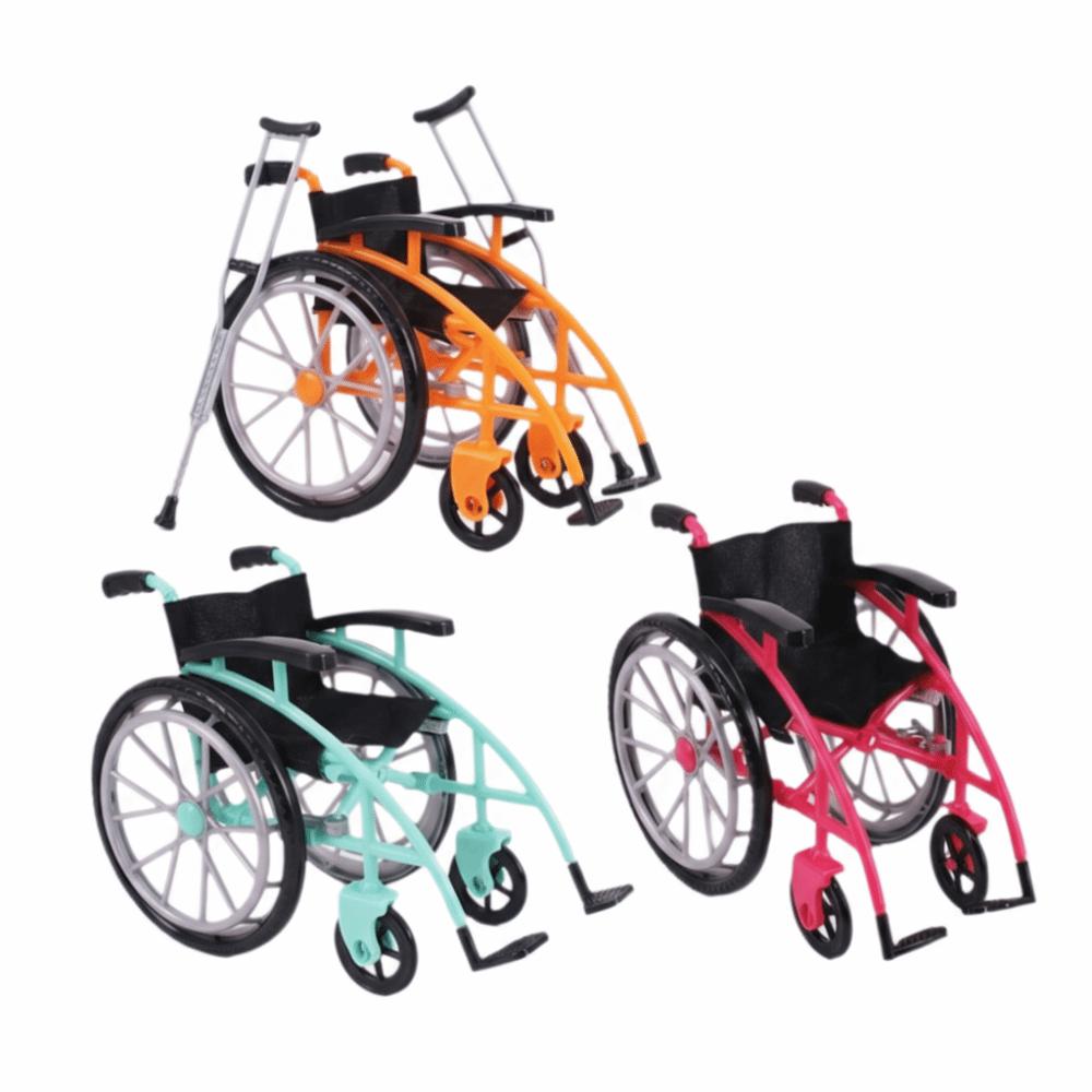 Simulation Playhouse Simulation Playhouse Toy Miniature Rehabilitation Wheelchair Educational Toy