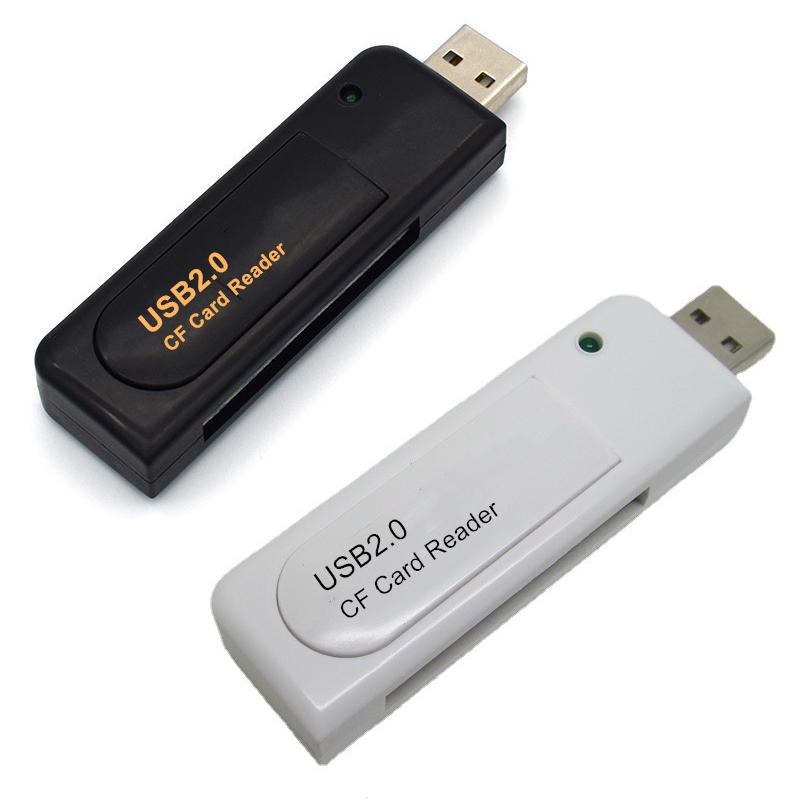 USB 2.0 CF Card Reader for CCD Digital Camera Compact Flash Memory Card Viewer Writer Data Transfer Adapter Extend Memory Dongle