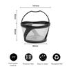 Reusable Mesh Ground Coffee Filter Basket Fit Compatible with Keurig K Duo Essentials and K Duo Brewers Coffee Machine