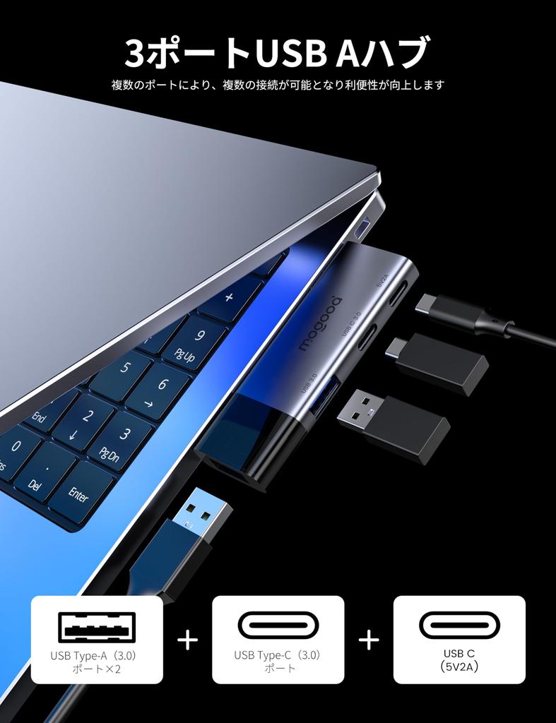 MOGOOD USB USB-хаб Не USB A разветвитель Адаптер с несколькими портами для настольных компьютеров и других устройств Хаб, 4-портовый 3.0 [Поддерживается зарядка], Ноутбуки, ПК, Xbox, PS5, Мыши,