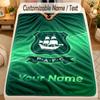 Flannel BlanketPlymouth Argyle FC Custom Name Text Personalized Soft Warm Throw Blanket Home Decor Gift